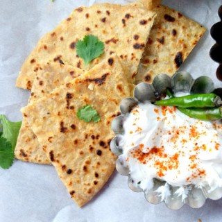 Paneer Parantha (Indian Cheese Stuffed Flatbread)