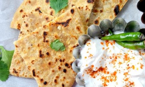 Paneer Parantha (Indian Cheese Stuffed Flatbread)