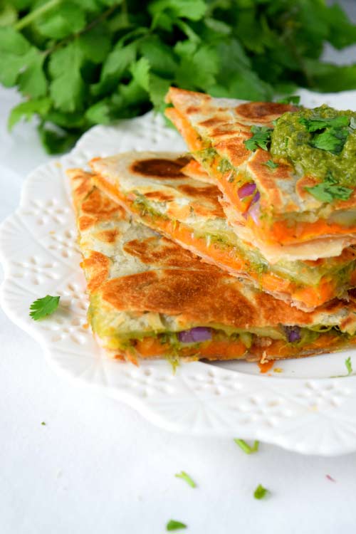 Roasted Sweet Potato Quesadilla