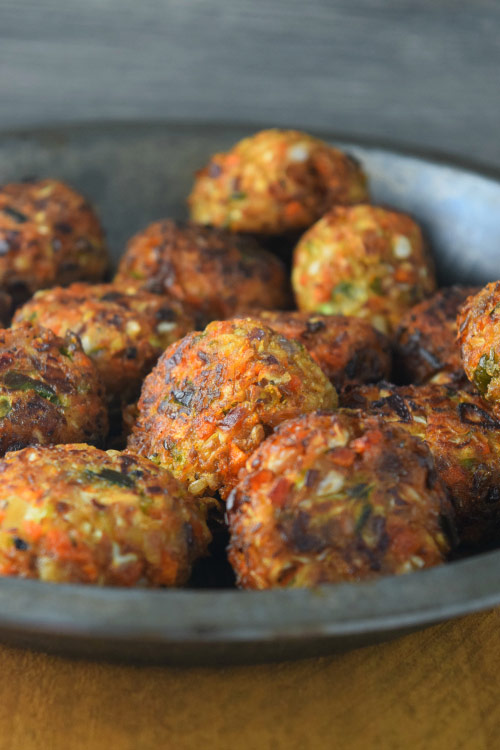 Vegetable Balls just Fried