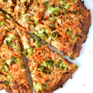 CPK Inspired Thai Chicken Pizza