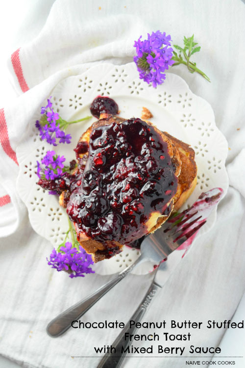 Chocolate Peanut Butter French Toast