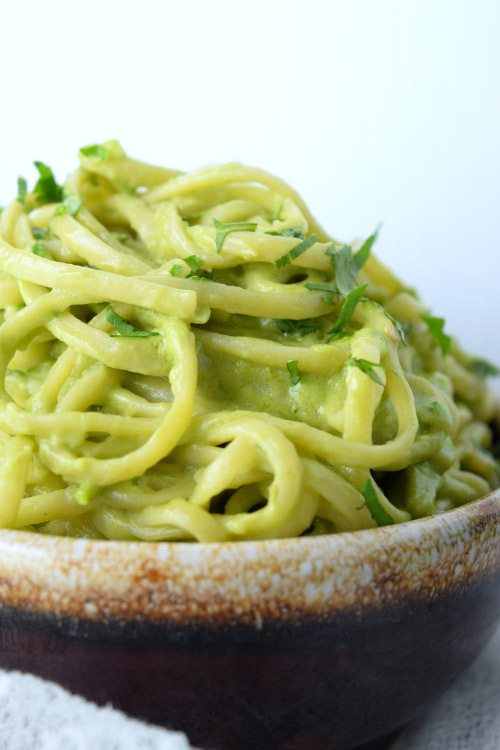 Creamy Spicy Avocado Sauce Pasta