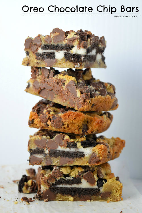 Oreo Chocolate Chip Bars