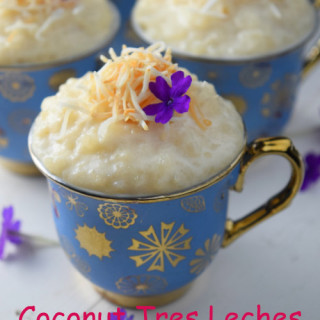 Coconut Tres Leches Rice Pudding
