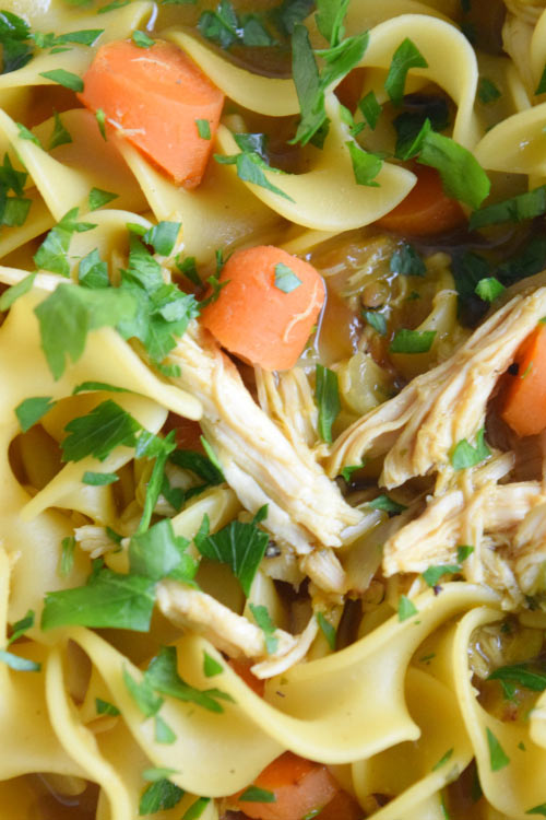 Delicious Turmeric Chicken Noodle Soup