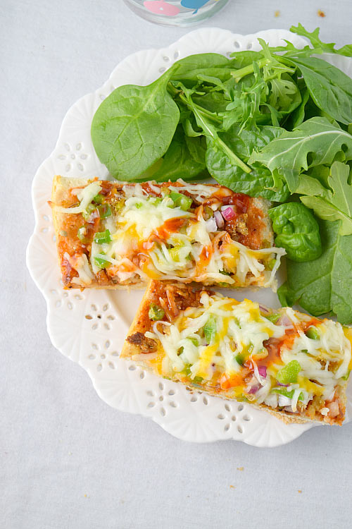 Samosa French Bread Pizza