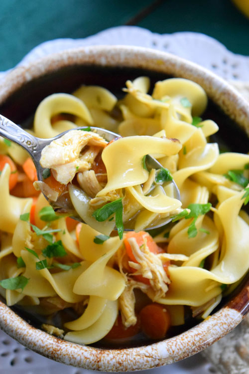 Healthy Turmeric Chicken Noodle Soup