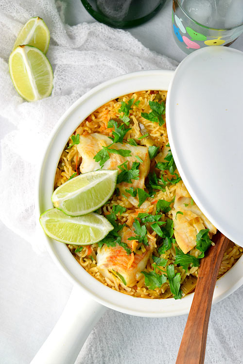 Simple Easy Fish Paella