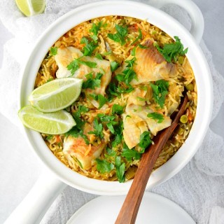 One Pot Fish Paella