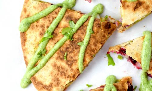 Potato & Beet Quesadillas