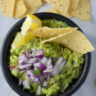 Roasted Tomatillo Guacamole