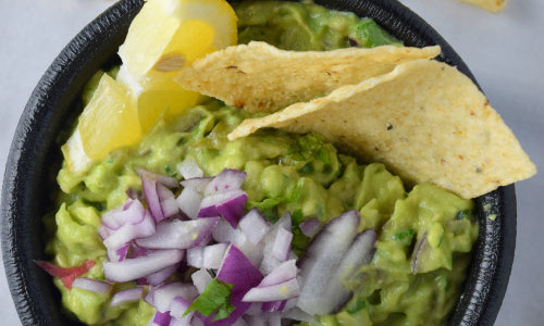 Roasted Tomatillo Guacamole