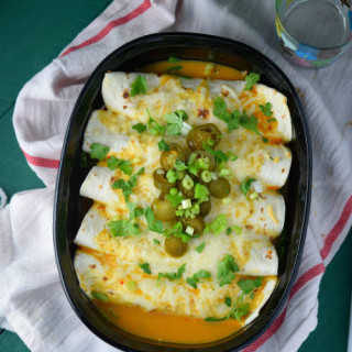 Thai Veggie Enchiladas