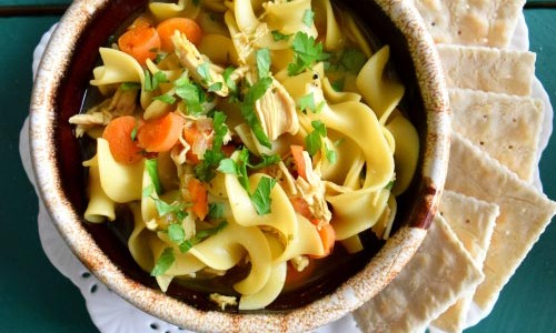 Turmeric Chicken Noodle Soup