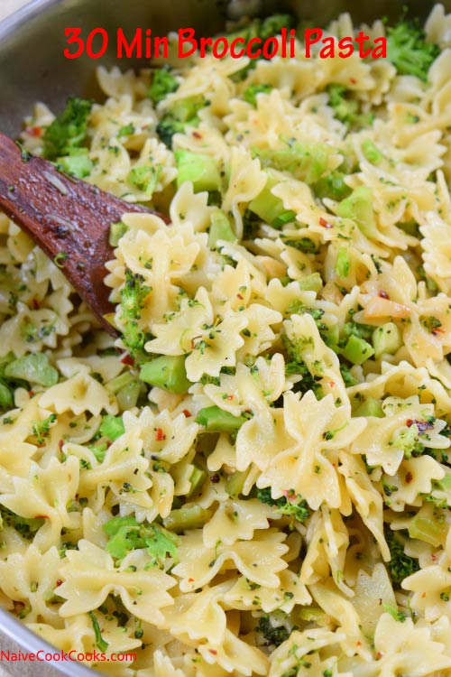 30 Min Broccoli Pasta