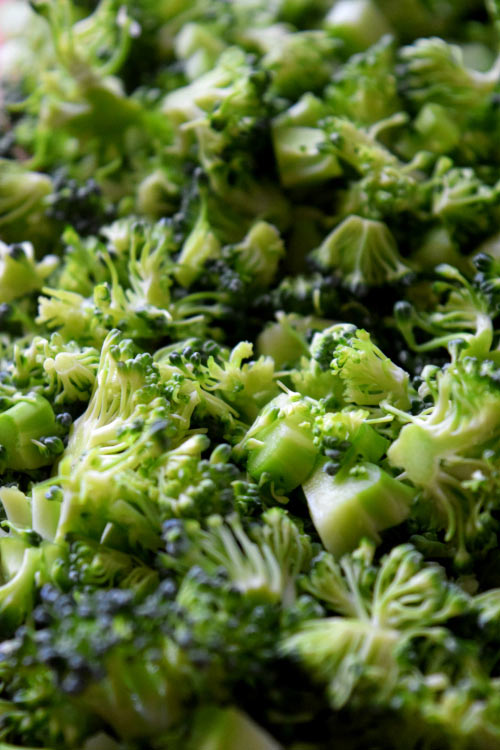 Chopped Broccoli for 30 Min Broccoli Pasta