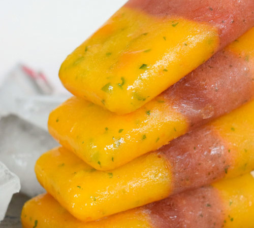 Mint Mango-Watermelon Pops