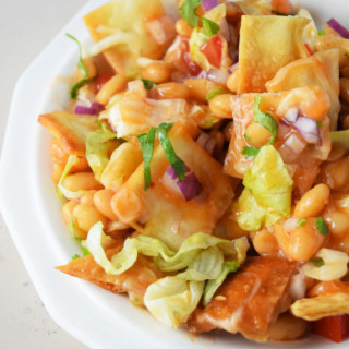 Baked Beans Taco Salad