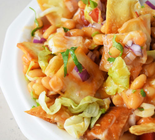 Baked Beans Taco Salad