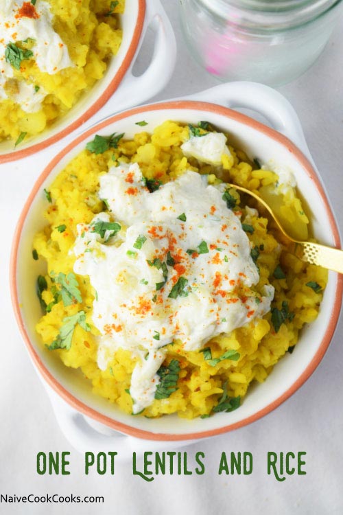 One Pot Lentils and Rice