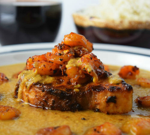 Swordfish and Shrimp Carib-Curry