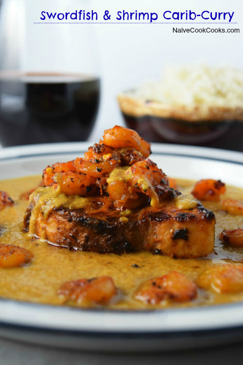 Swordfish and Shrimp Caribbean Curry