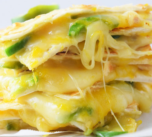 Cheesy Mango Quesadillas