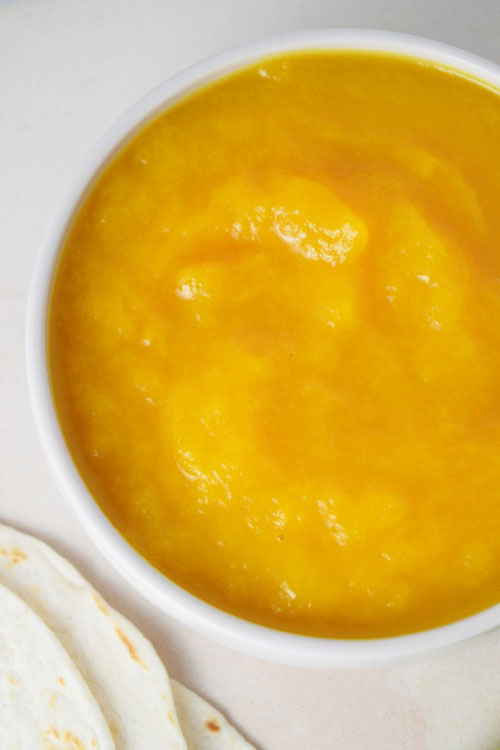 Mango Puree for Cheesy Mango Quesadilla