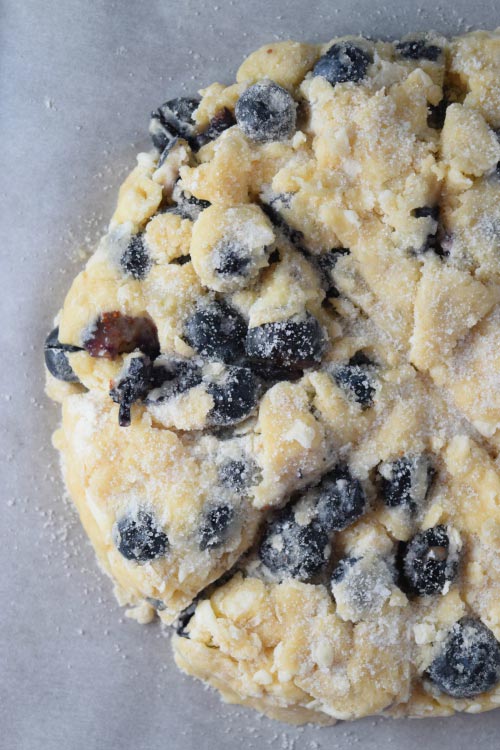 Best Glazed Blueberry Scones Ready for Oven