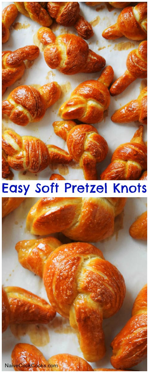 Easy Soft Pretzel Knots for Pinterest