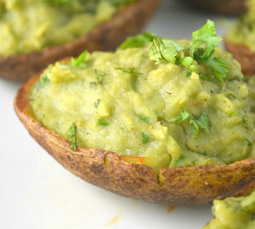 Healthy Baked Potato Skins