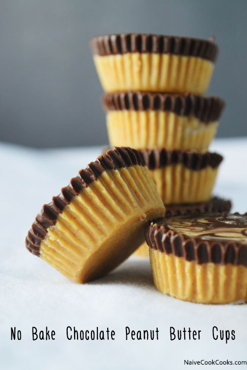 No Bake Chocolate Peanut Butter Cups