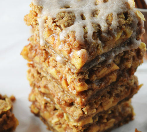 Oat Apple Pie Bars