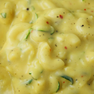 One Pot Cheesy Zucchini Mac & Cheese