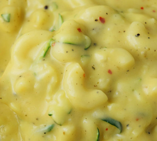 One Pot Cheesy Zucchini Mac & Cheese