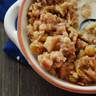 Baked Coconut Apple Oatmeal