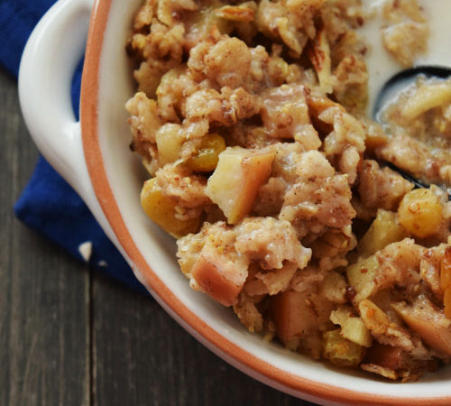 Baked Coconut Apple Oatmeal