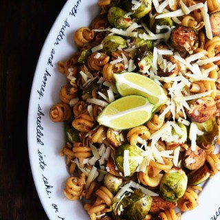 Balsamic Brussels Sprouts Pasta