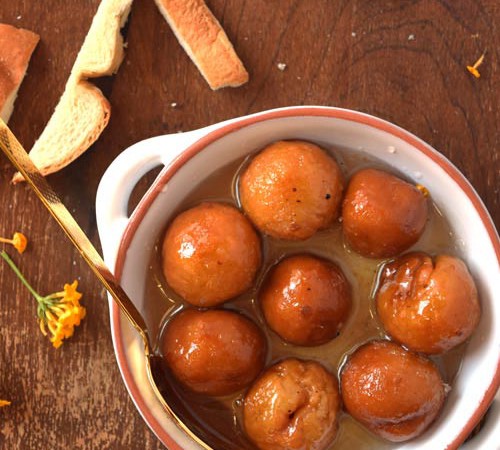 Bread Gulab Jamun