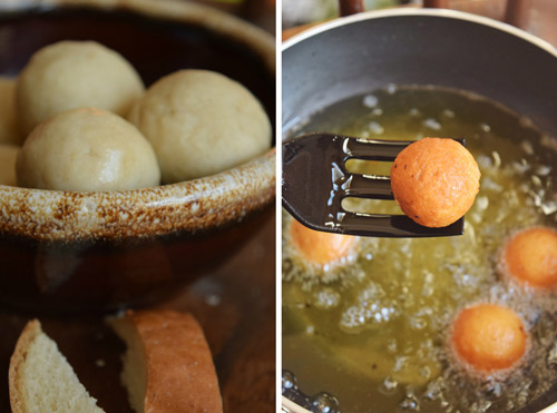 Fried Bread Gulab Jamun