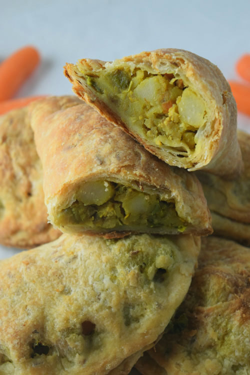 Loaded Spicy Veggie Pocket Pies