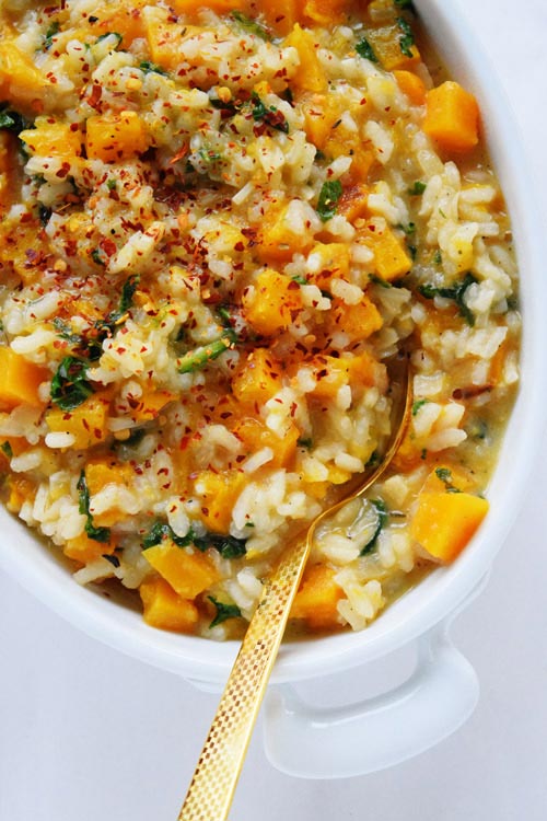 Butternut Squash Kale Risotto 1