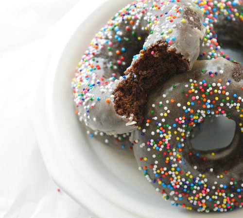 Coca-Cola Glazed Chocolate Baked Doughnuts