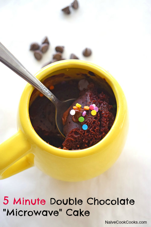 Double Chocolate Microwave Cake