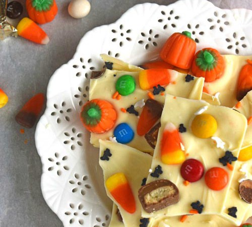 Halloween Candy Bark