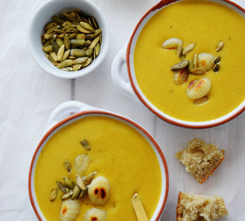 Lazy Pumpkin Gnocchi Soup