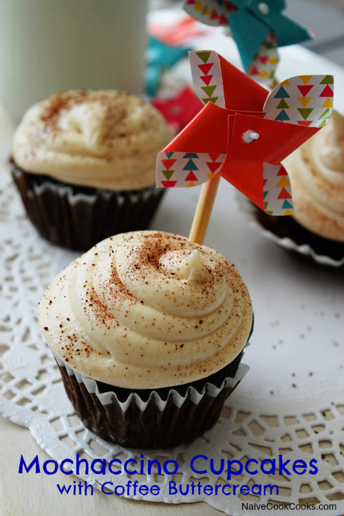 Mochaccino Cupcakes with Coffee Buttercream