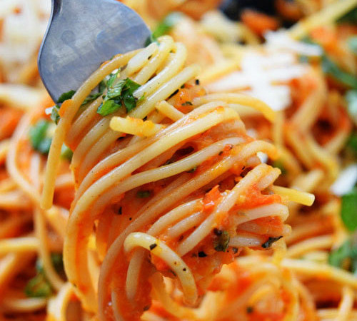 Roasted Red Pepper Pasta