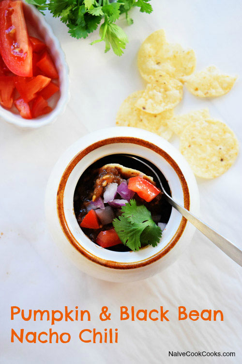 Slow Cooker Pumpkin Nacho Chili